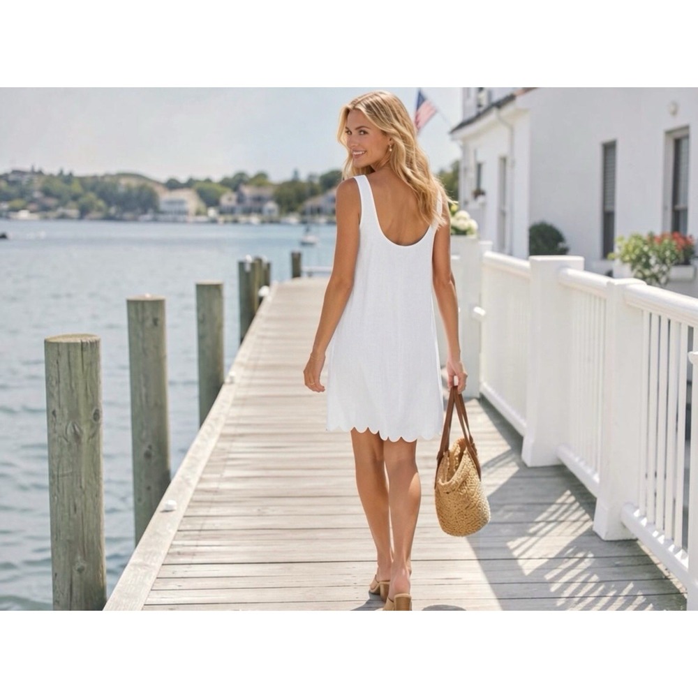 NEW Kate Spade x Target Women's XL White Sleeveless Shift Dress Short/Mini Lined